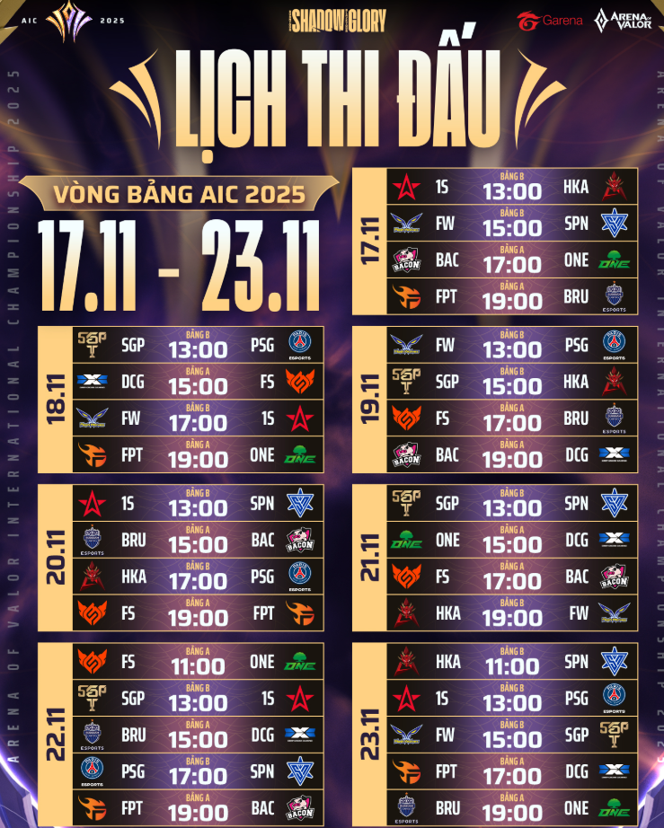 lich thi dau vong bang aic