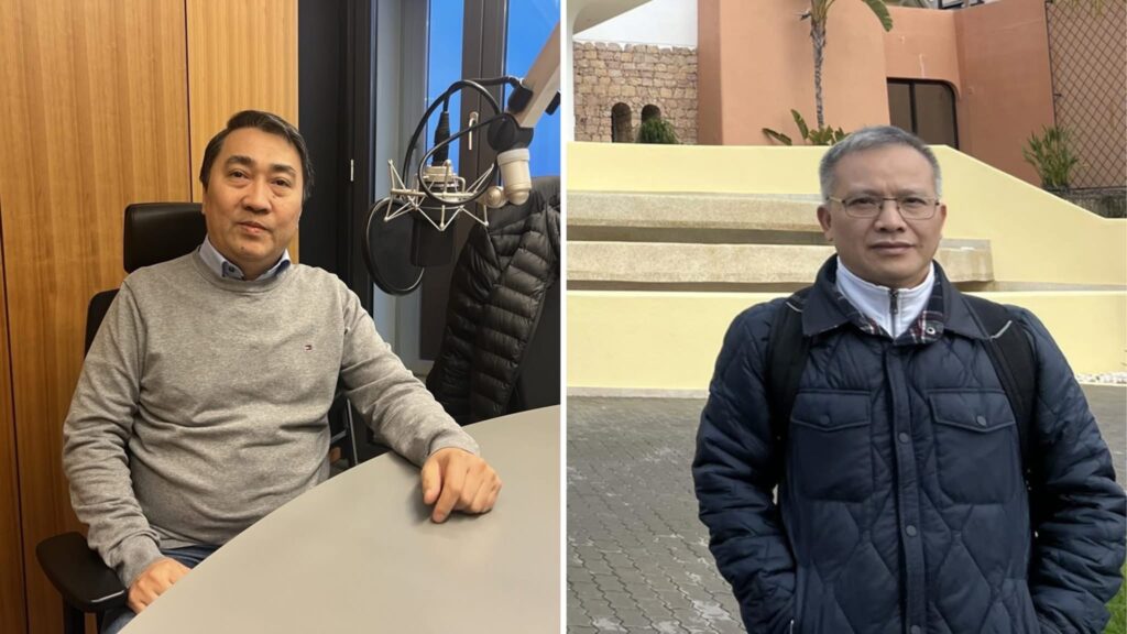 Ảnh Lê Trung Khoa và Nguyễn Văn Đài